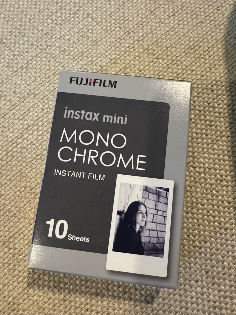 Fujifilm instax mini Monochrome Instant Film - Black & Gray